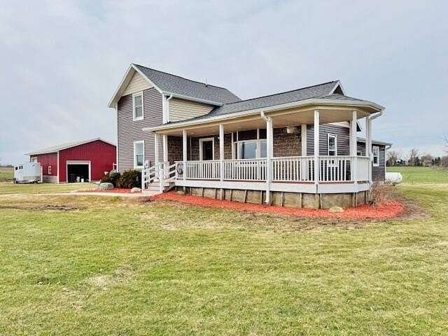 1.64 Acres of Land with Home for Sale in Lake Odessa, Michigan