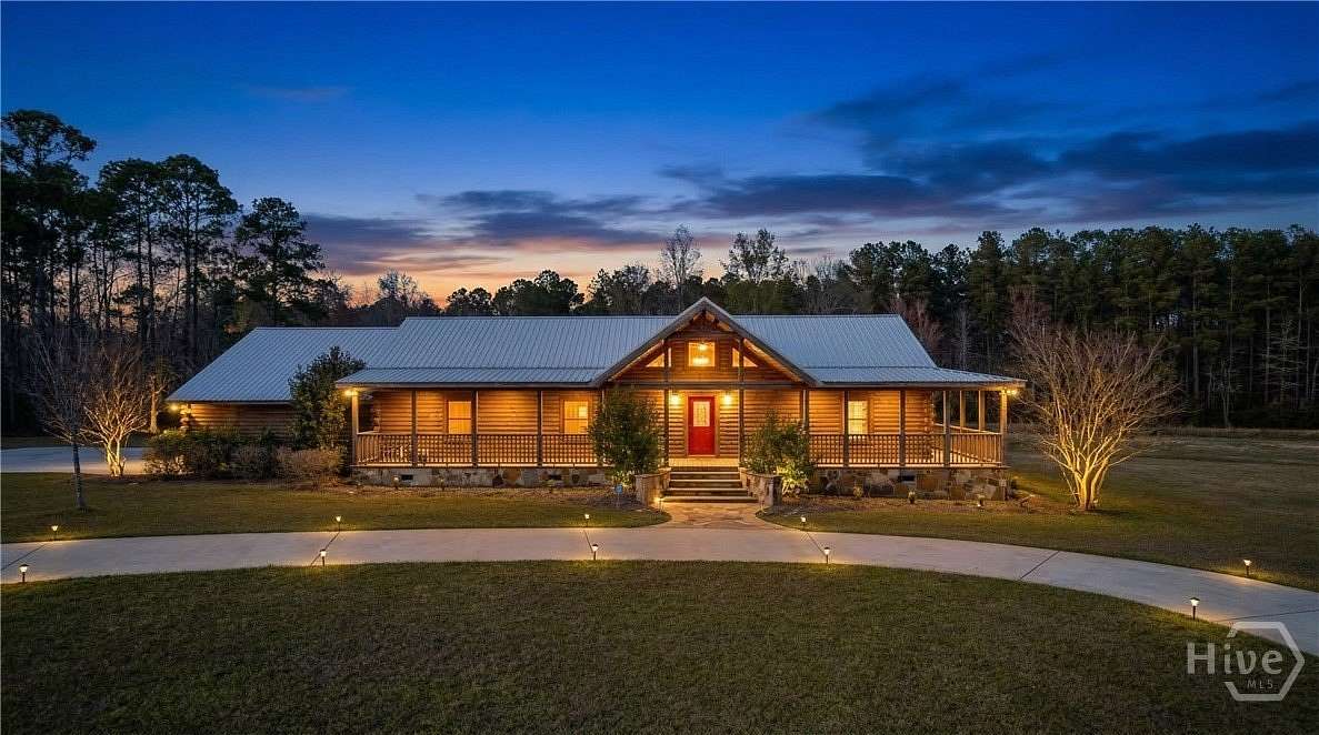 5.67 Acres of Land with Home for Sale in Claxton, Georgia