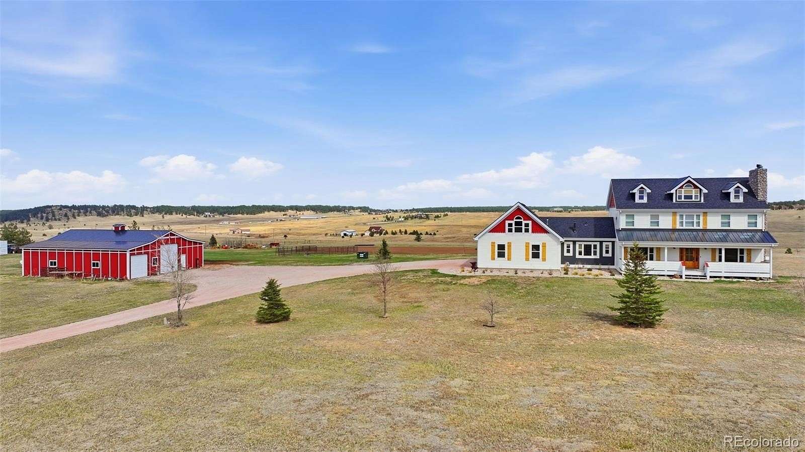 20.1 Acres of Agricultural Land with Home for Sale in Colorado Springs, Colorado