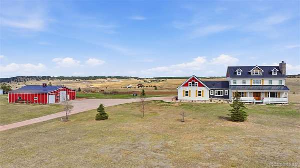 20.1 Acres of Agricultural Land with Home for Sale in Colorado Springs, Colorado