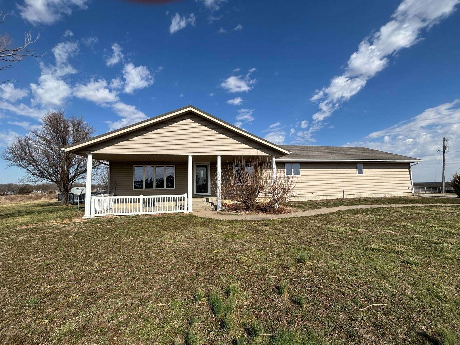 5 Acres of Land with Home for Sale in Gridley, Kansas
