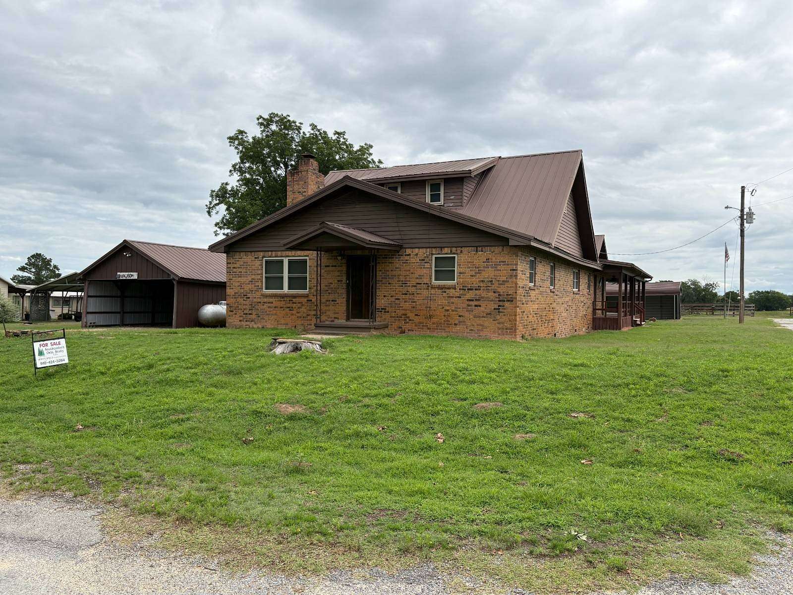113 Acres of Land with Home for Sale in Calvin, Oklahoma