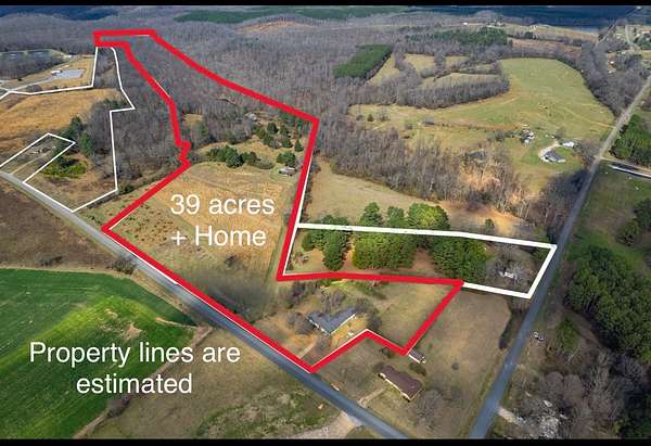 39.6 Acres of Recreational & Residential Land for Sale in Loretto, Tennessee