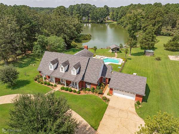 3.44 Acres of Land with Home for Sale in Keithville, Louisiana