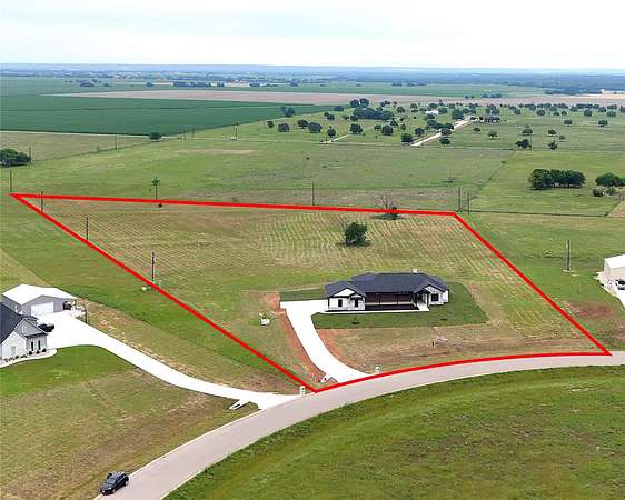 6.58 Acres of Land with Home for Sale in Crawford, Texas