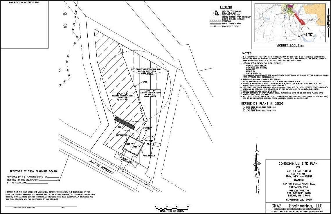 1.65 Acres of Residential Land for Sale in Troy, New Hampshire