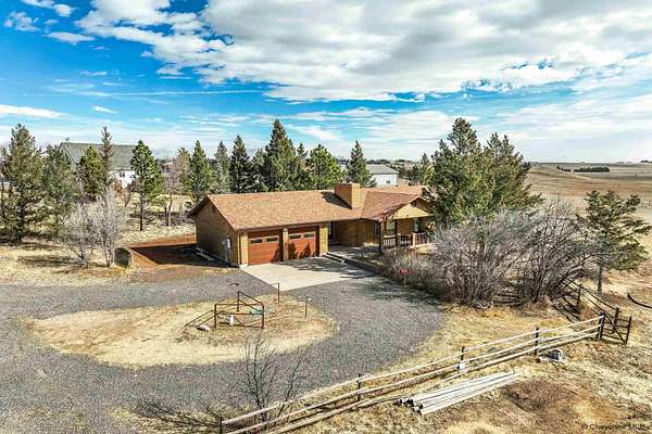 4.8 Acres of Land with Home for Sale in Cheyenne, Wyoming