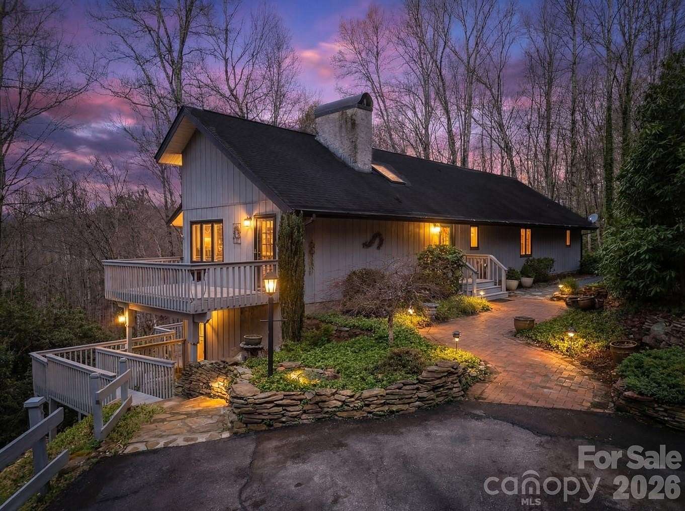 1.67 Acres of Land with Home for Sale in Pisgah Forest, North Carolina