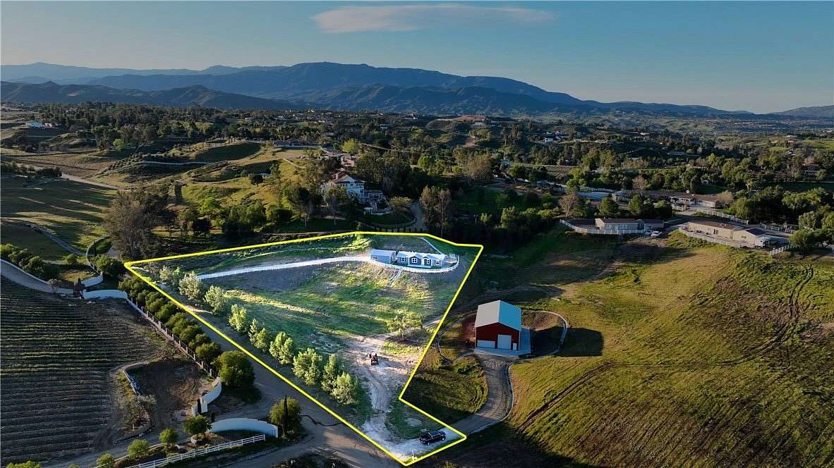 2.13 Acres of Land with Home for Sale in Temecula, California