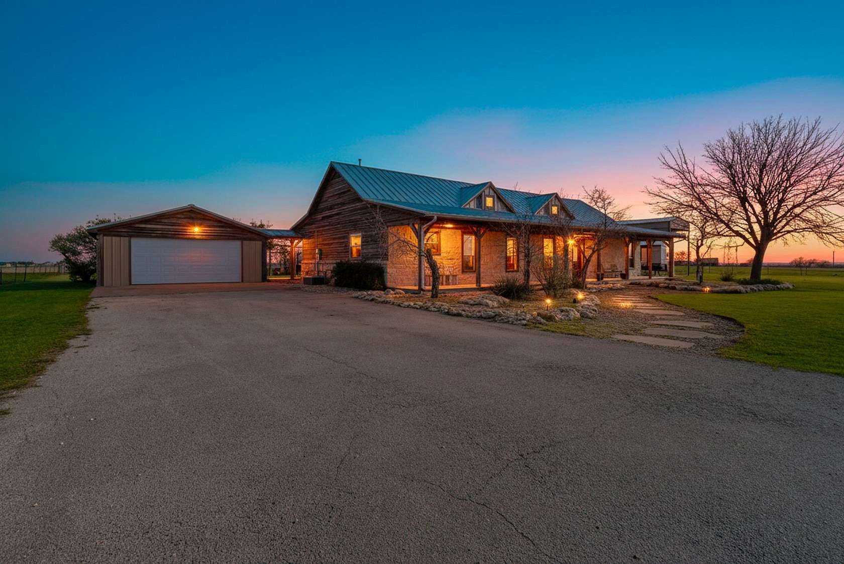 14.6 Acres of Land with Home for Sale in Krum, Texas