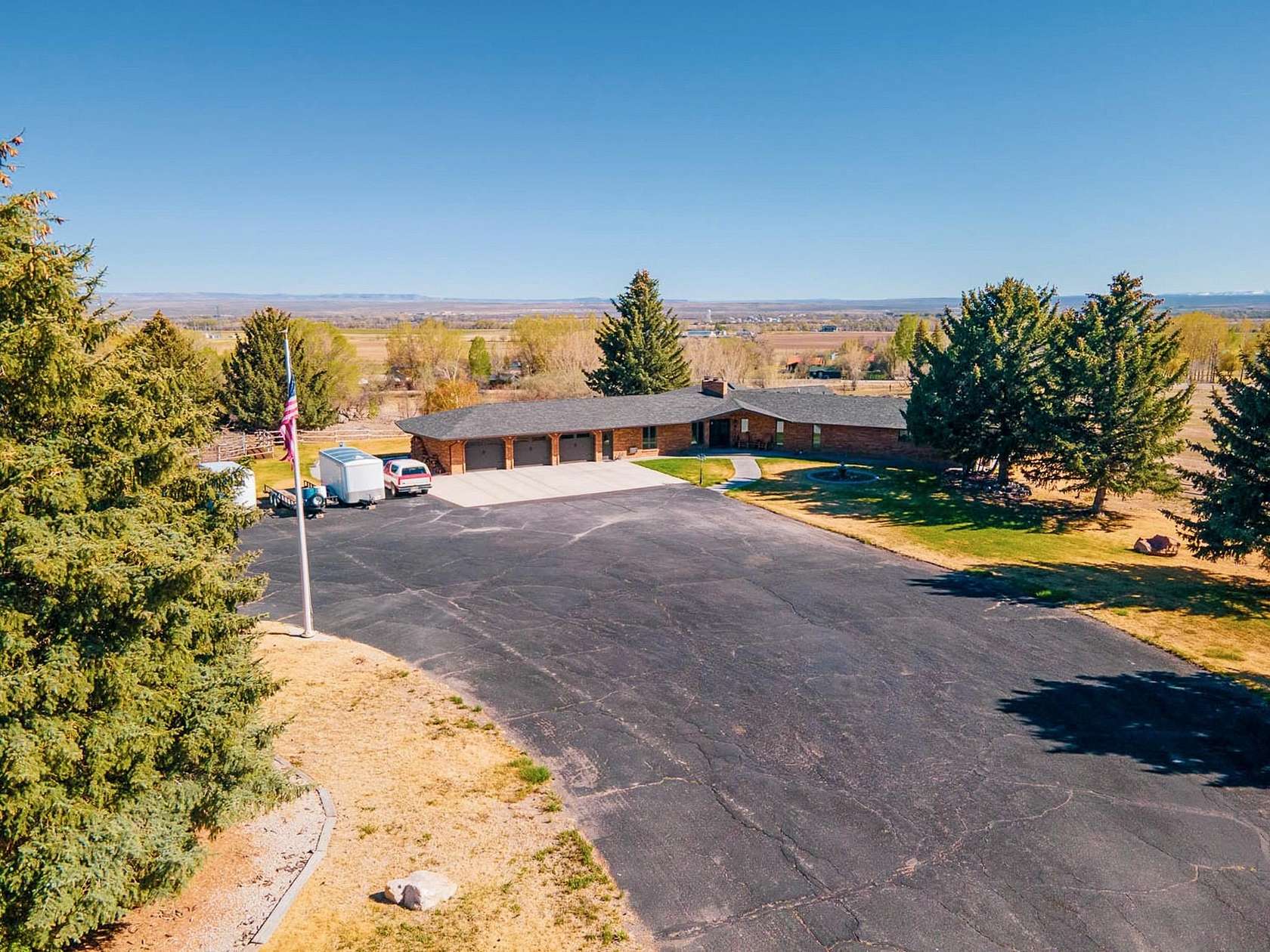 18.1 Acres of Land with Home for Sale in Riverton, Wyoming