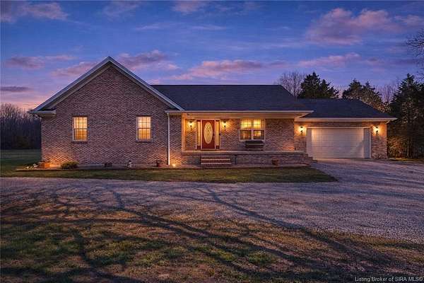7.6 Acres of Land with Home for Sale in Scottsburg, Indiana