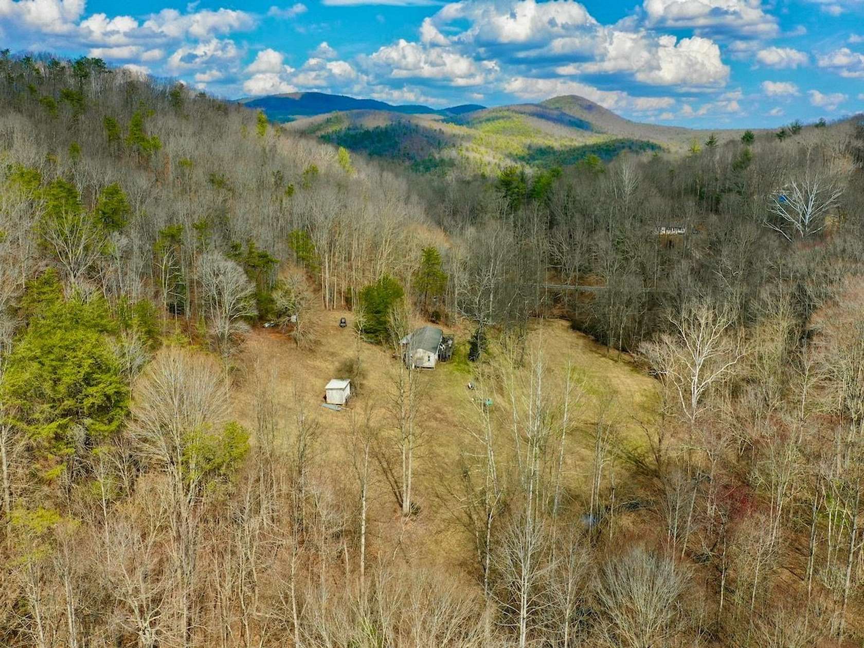 70 Acres of Recreational Land with Home for Sale in Big Island, Virginia