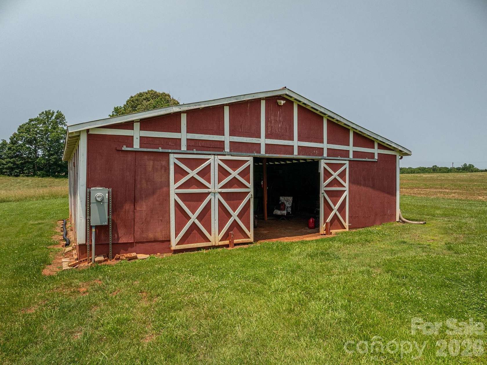 6.37 Acres of Land with Home for Sale in Lincolnton, North Carolina