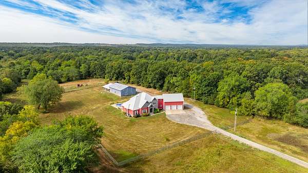 57 Acres of Land with Home for Sale in Mount Vernon, Arkansas