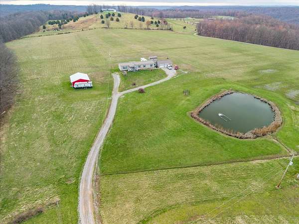 14 Acres of Recreational Land with Home for Sale in Peebles, Ohio