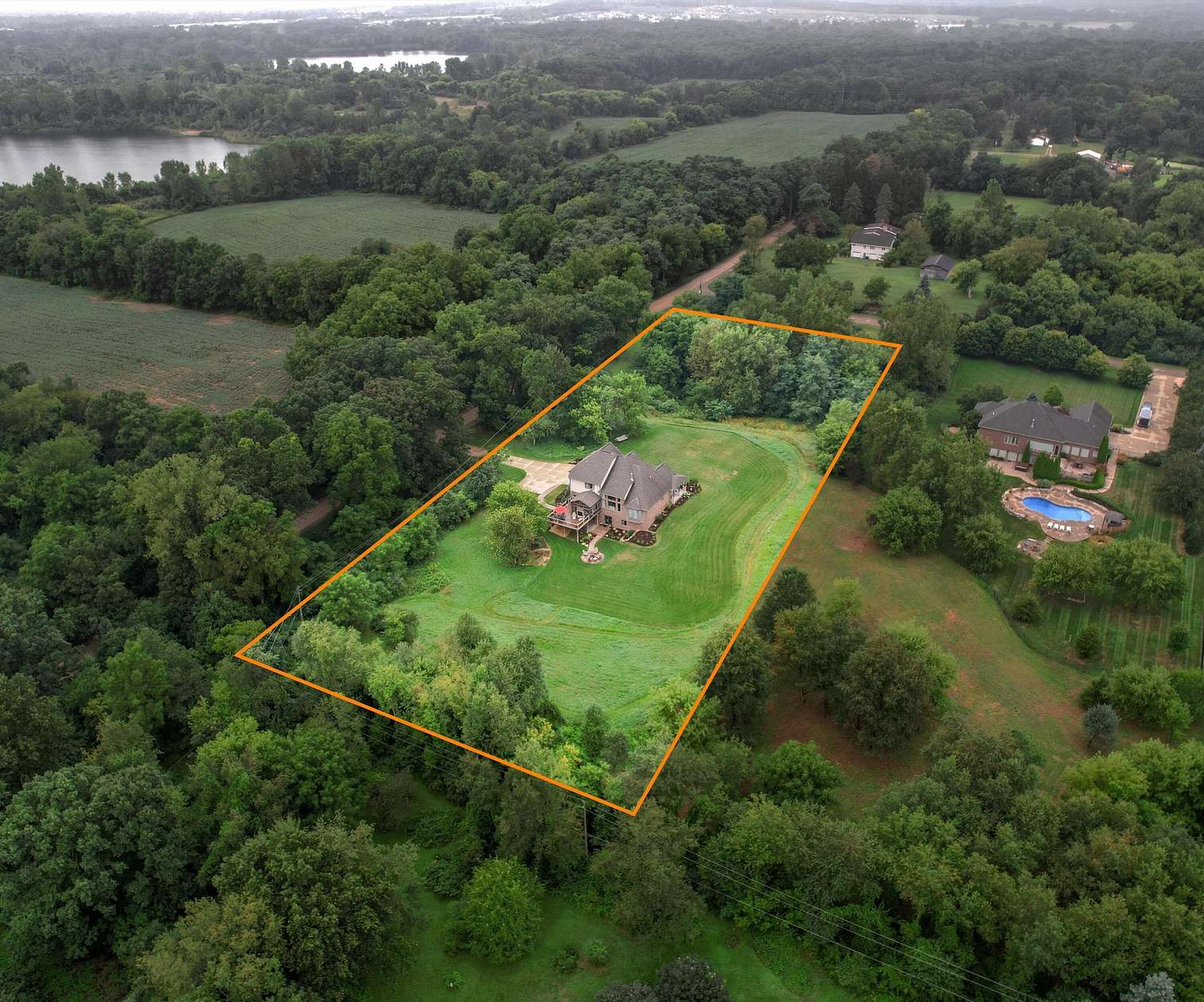 3 Acres of Land with Home for Sale in Milford, Michigan