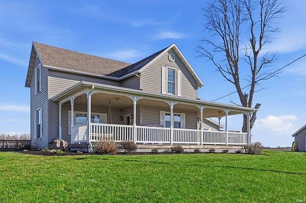 5 Acres of Land with Home for Sale in Dunkirk, Indiana