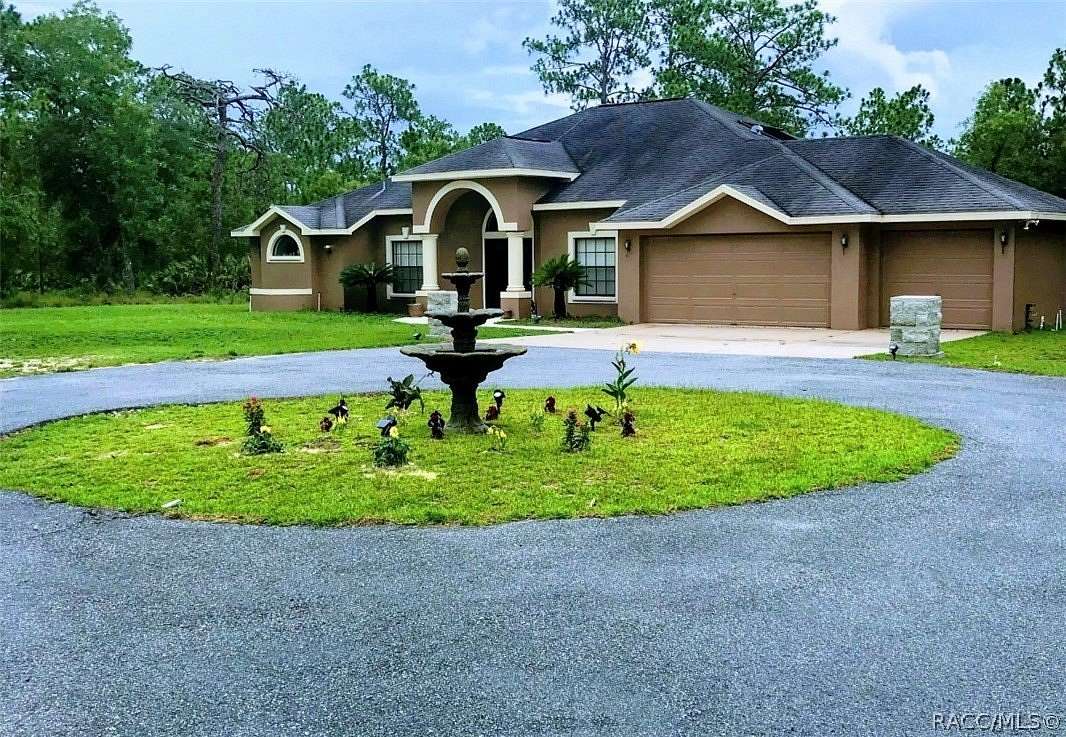 3 Acres of Land with Home for Sale in Beverly Hills, Florida