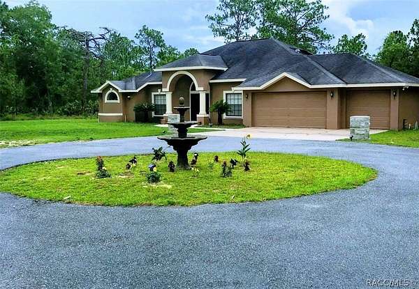 3 Acres of Land with Home for Sale in Beverly Hills, Florida