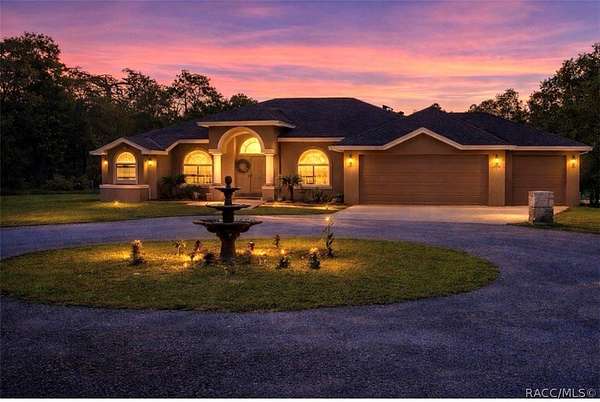 3 Acres of Land with Home for Sale in Beverly Hills, Florida