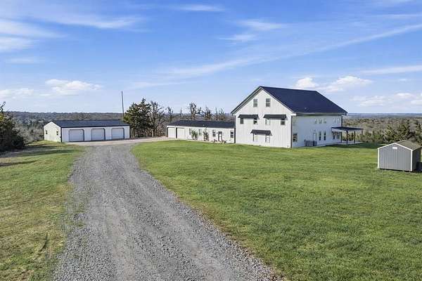 40 Acres of Recreational Land with Home for Sale in Meridian, Oklahoma