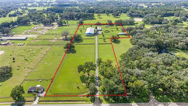 12 Acres of Land with Home for Sale in Ocala, Florida