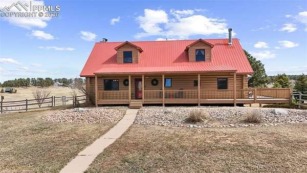 8 Acres of Land with Home for Sale in Colorado Springs, Colorado