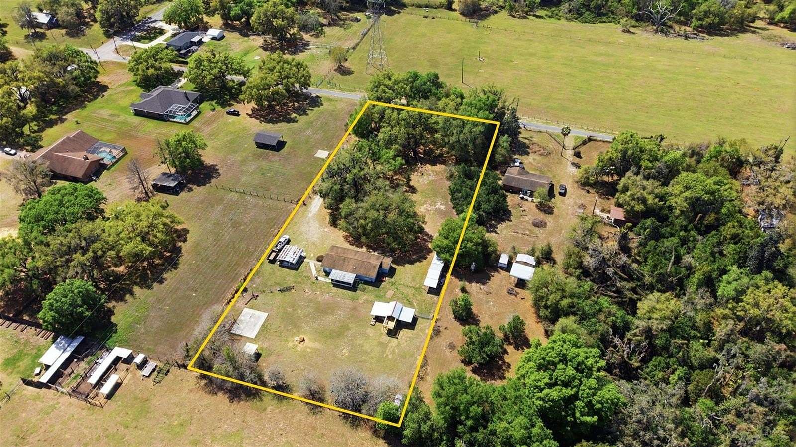 2 Acres of Land with Home for Sale in Plant City, Florida