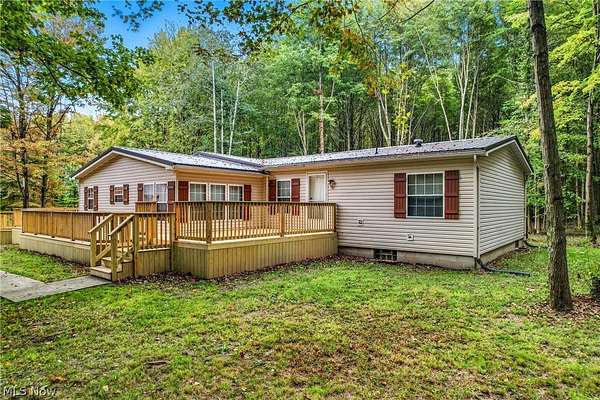 10 Acres of Land with Home for Sale in Pierpont, Ohio