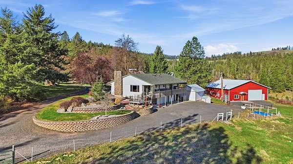 9.52 Acres of Land with Home for Sale in Spokane, Washington