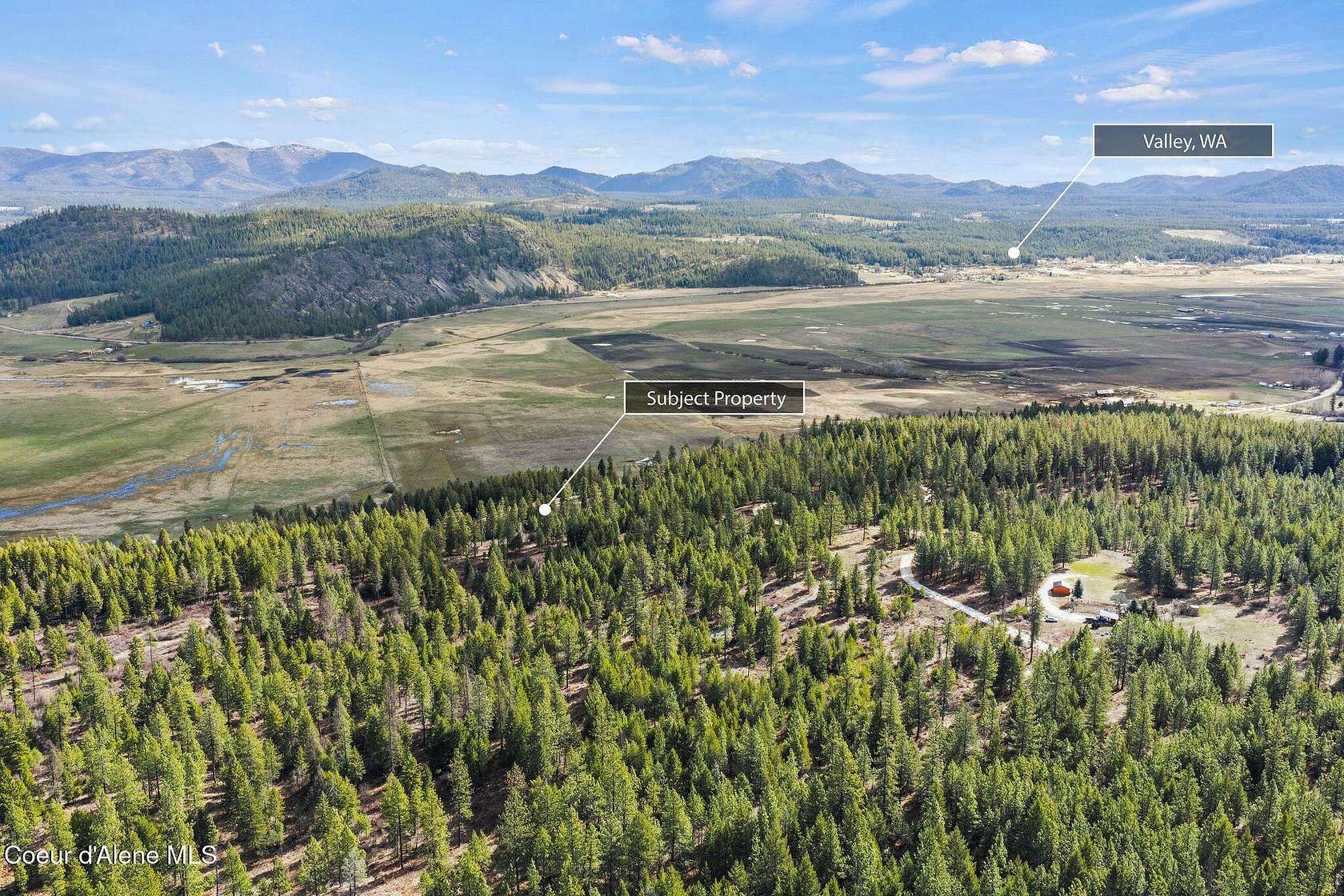 7.6 Acres of Land with Home for Sale in Valley, Washington