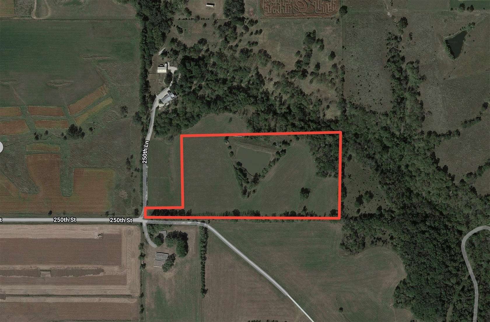 13.5 Acres of Land for Sale in Winterset, Iowa