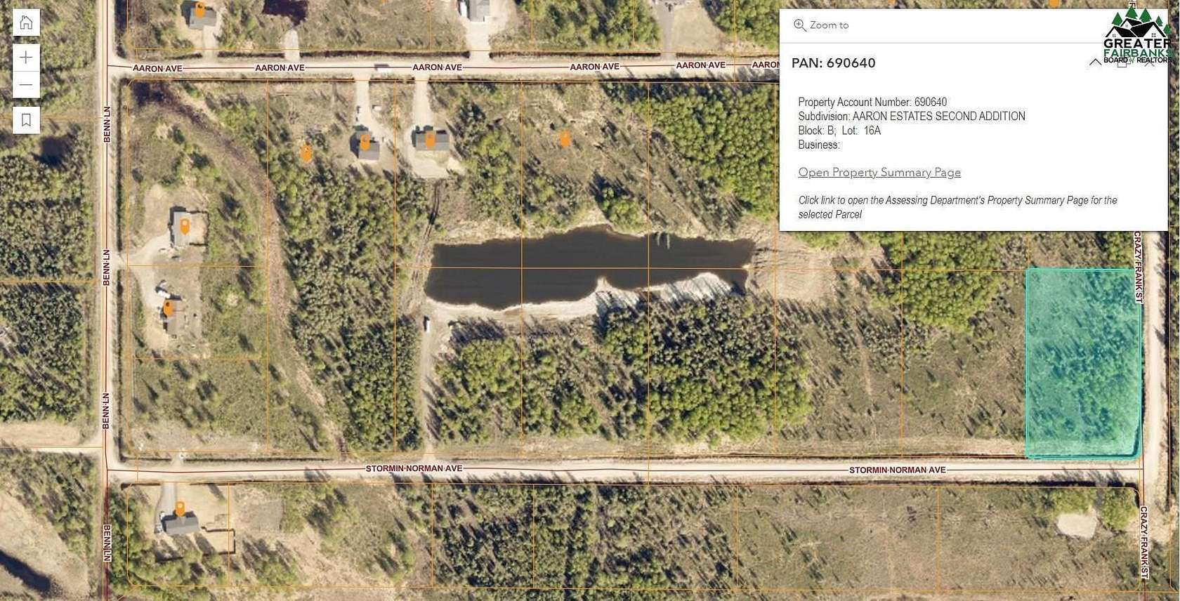 1.85 Acres of Residential Land for Sale in North Pole, Alaska