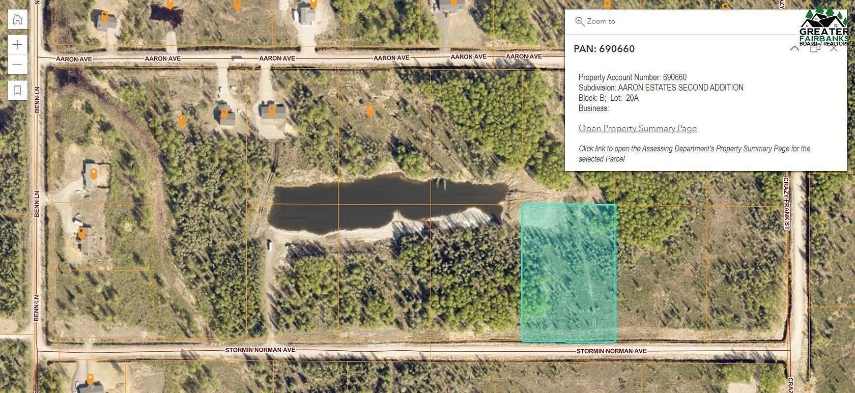 2.12 Acres of Residential Land for Sale in North Pole, Alaska