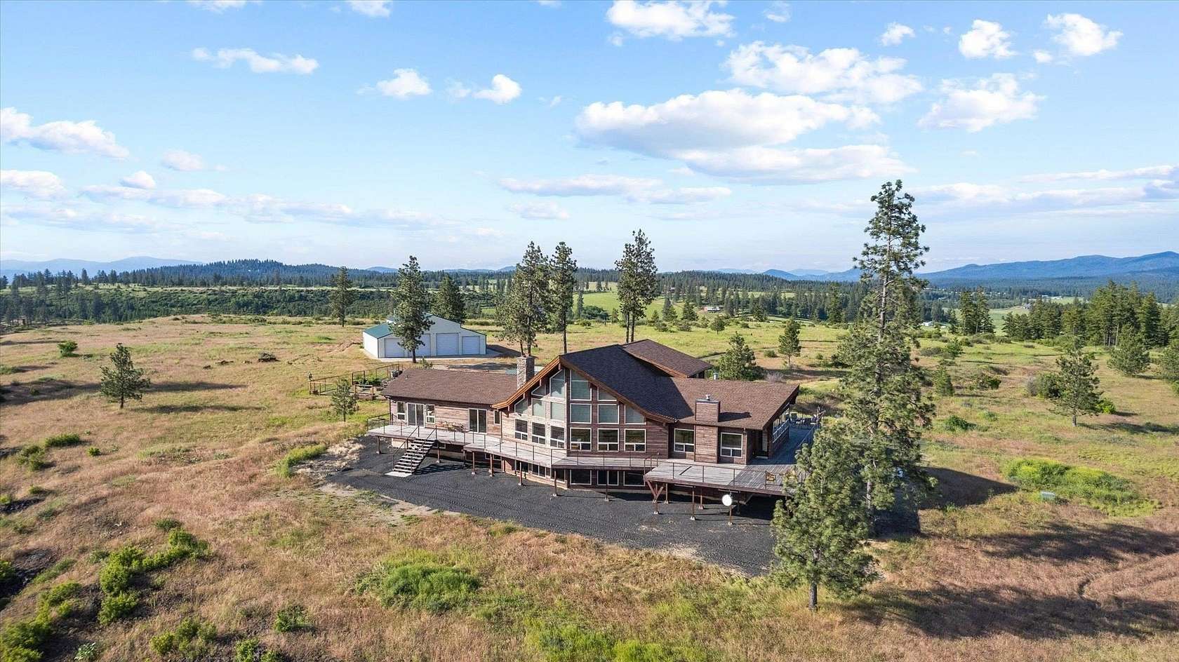 20 Acres of Land with Home for Sale in Chattaroy, Washington
