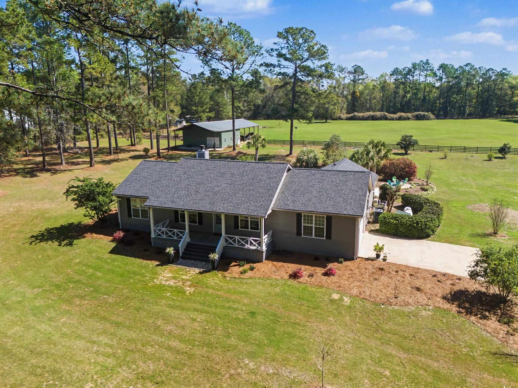 11.3 Acres of Land with Home for Sale in Monticello, Florida