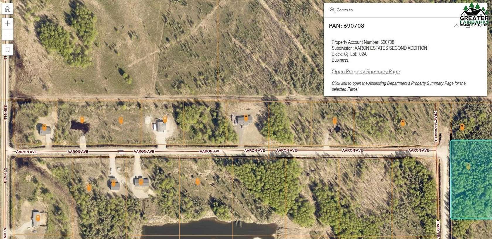 1.84 Acres of Residential Land for Sale in North Pole, Alaska