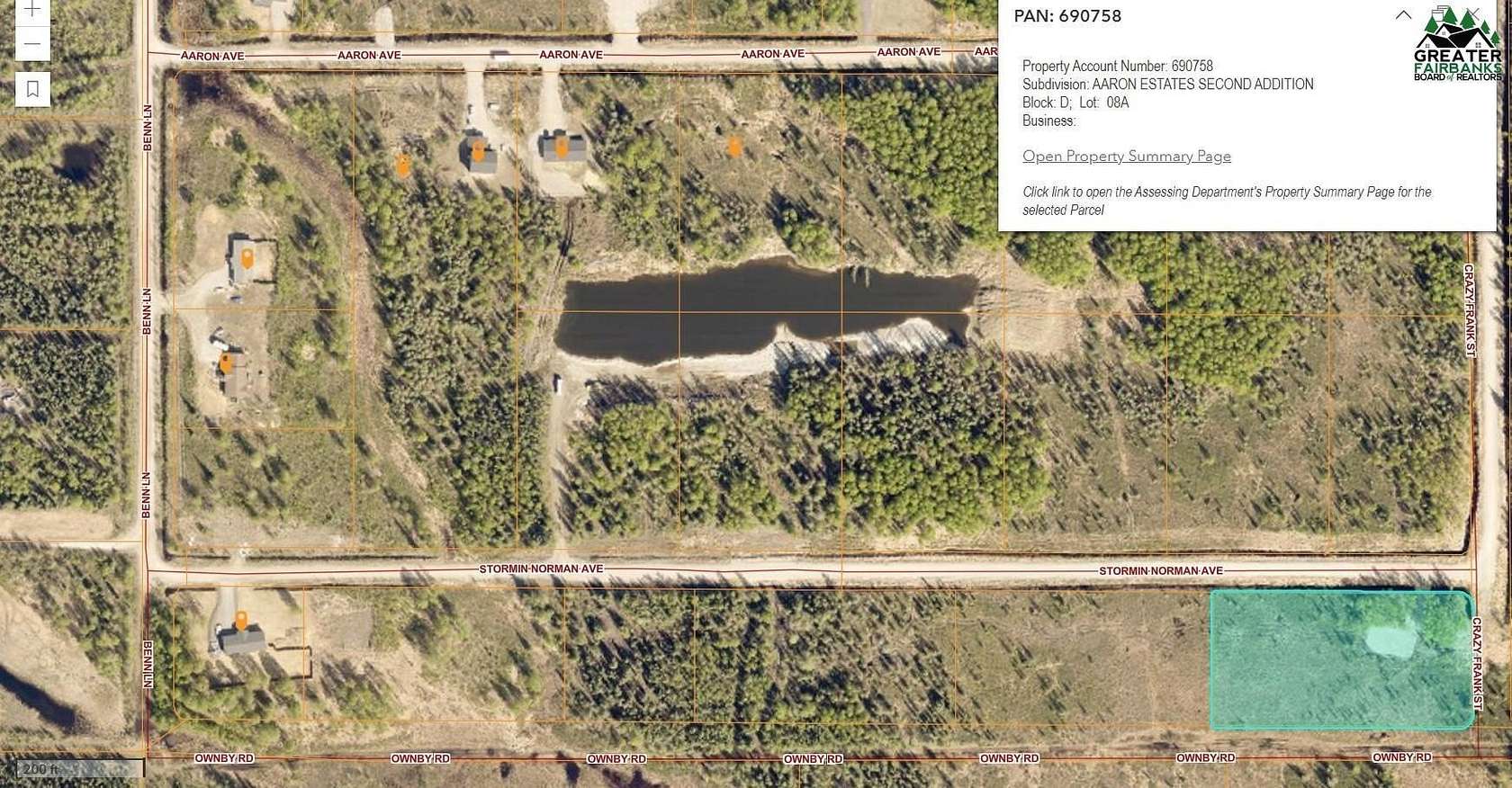 1.88 Acres of Residential Land for Sale in North Pole, Alaska