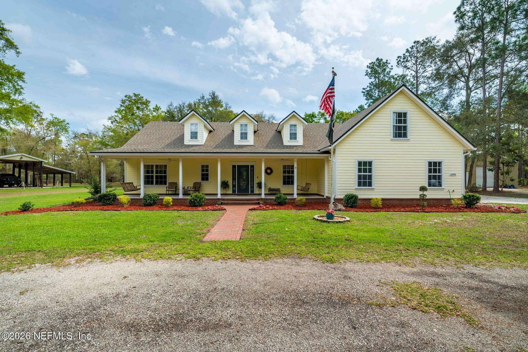 4.7 Acres of Land with Home for Sale in Green Cove Springs, Florida