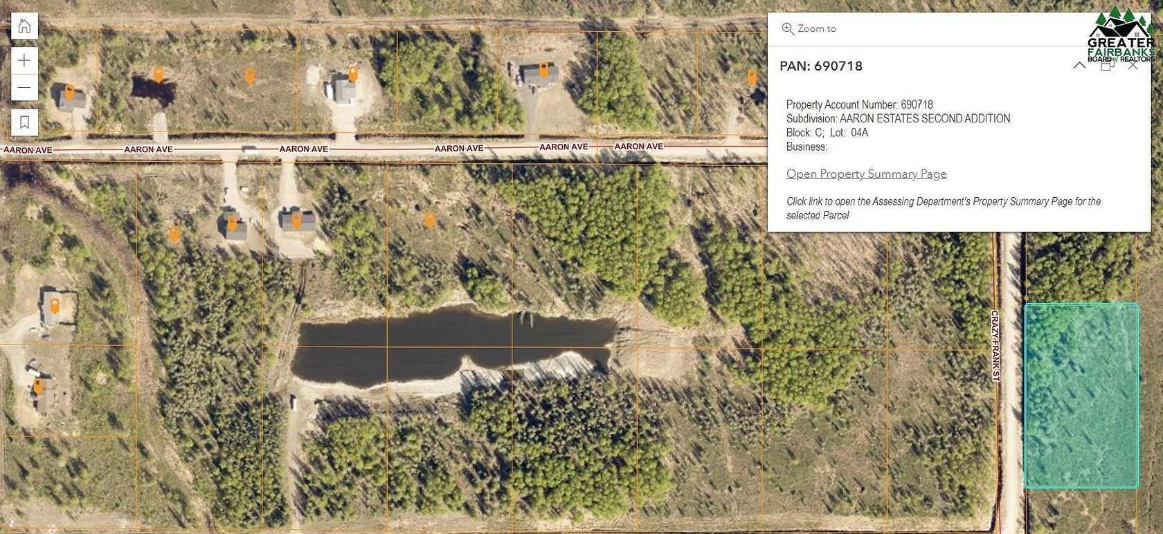 1.84 Acres of Residential Land for Sale in North Pole, Alaska