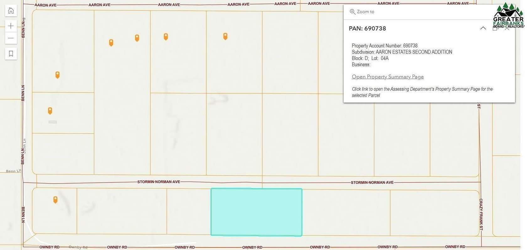 1.9 Acres of Residential Land for Sale in North Pole, Alaska