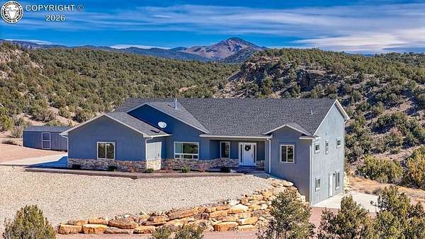 35.7 Acres of Recreational Land with Home for Sale in Cañon City, Colorado