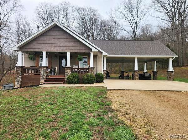 5 Acres of Land with Home for Sale in Marble Hill, Missouri