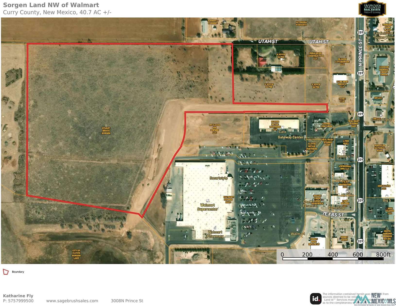 40.7 Acres of Mixed-Use Land for Sale in Clovis, New Mexico