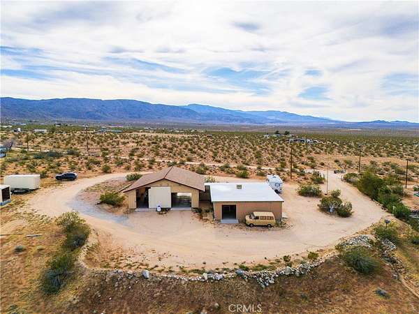 7.55 Acres of Land with Home for Sale in Johnson Valley, California