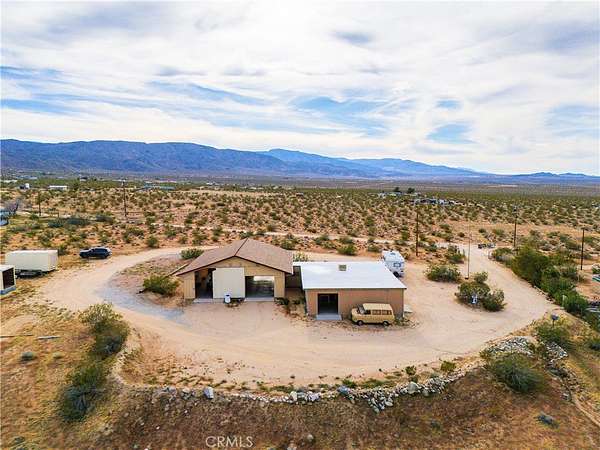 7.55 Acres of Land with Home for Sale in Johnson Valley, California