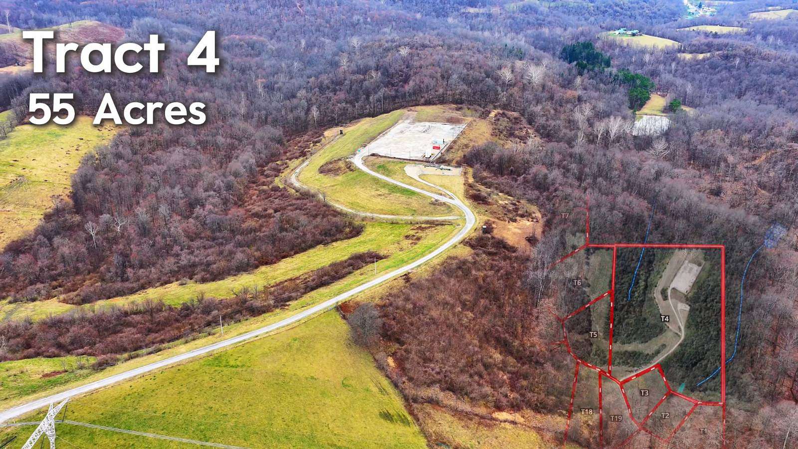 54.6 Acres of Recreational & Residential Land for Sale in Barnesville, Ohio