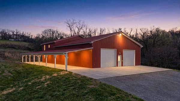 11.3 Acres of Land with Home for Sale in Lynchburg, Tennessee