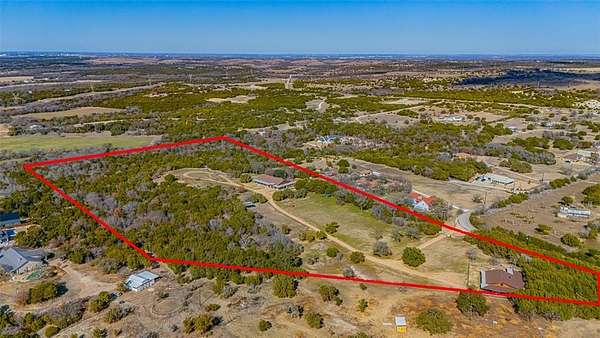 19.8 Acres of Land with Home for Sale in Weatherford, Texas